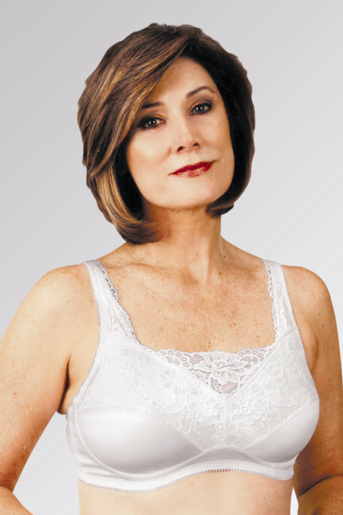 Classique Post Mastectomy Fashion Bra 765SE White Classique Post Mastectomy Fashion Bra 765SE White